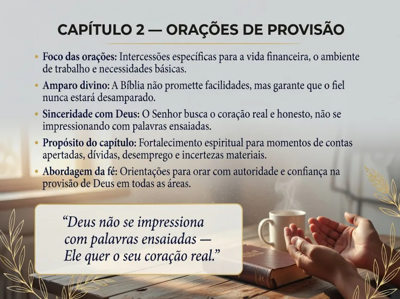 Capítulo 2 - Orações de Provisão