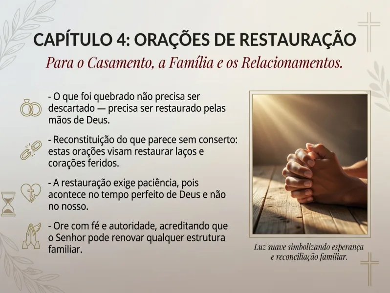 Capítulo 4 - Orações de Restauração